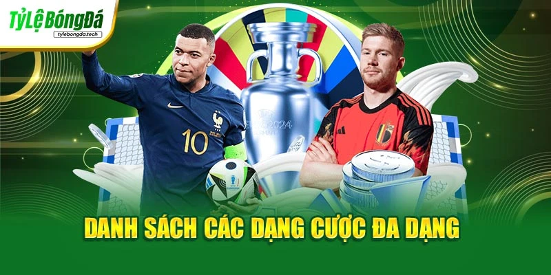 Danh sách các dạng cược đa dạng