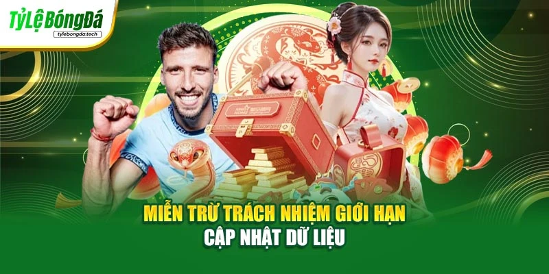Miễn trừ trách nhiệm giới hạn cập nhật dữ liệu