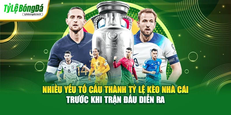 Nhiều yếu tố cấu thành tỷ lệ kèo nhà cái trước khi trận đấu diễn ra