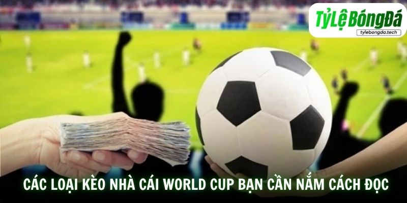 Các loại kèo nhà cái World Cup bạn cần nắm cách đọc