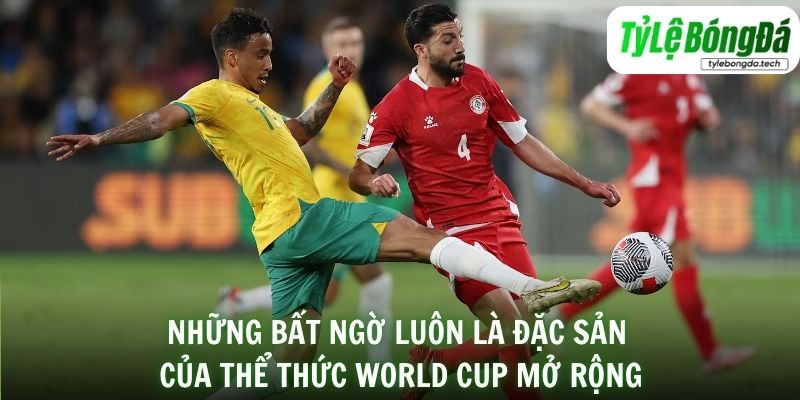 Những bất ngờ luôn là đặc sản của thể thức World Cup mở rộng
