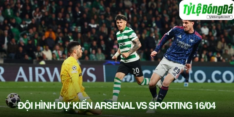 Tình hình lực lượng Arsenal vs Sporting CP 16/04