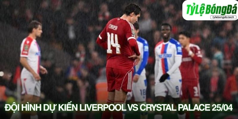 Tình hình lực lượng Liverpool vs Crystal Palace 25/04