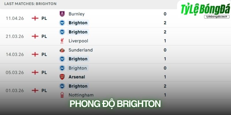 Phong độ Brighton
