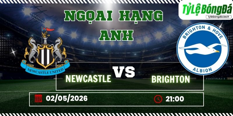 Soi kèo tỷ lệ bóng đá Newcastle vs Brighton 21h00 ngày 02/05 - Ngoại hạng Anh
