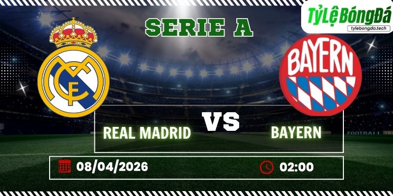 Soi kèo tỷ lệ bóng đá Real Madrid vs Bayern Munich, 02h00 ngày 08/04 - Cúp C1